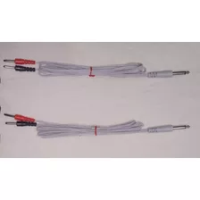 2 Cables Para Ondas Rusas - Electro Estimulador