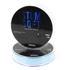 Linha Mono Albatroz Stum Soft 0,38mm (12,2kg) - 300 Metros Cor Blue