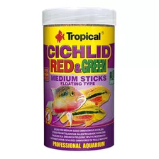 Alimento Tropical Cichlid Red & Green Medium 360g Ciclidos