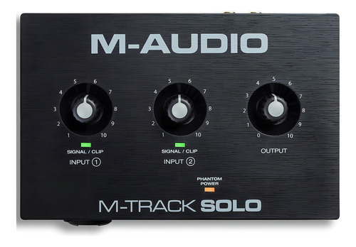 M-audio M-track Solo Ii Interface De Audio Usb 2 Canales 1x Micrófono 1x Instrumento