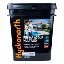 Resina Hydronorth Acrílica Multiuso Acqua 18l Incolor