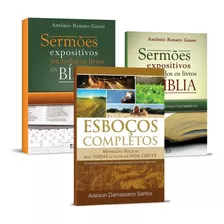 Combo 3 Livros - Esboços Bíblicos Completos