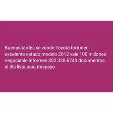 Toyota Fortuner 2012 2.7l 4x4