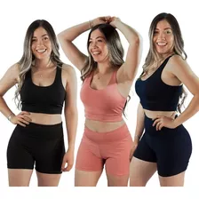 Roupa De Ginastica Fitness Feminino Academia 2 Conjuntos 