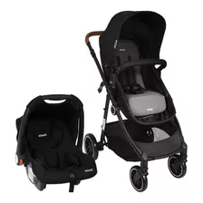 Coche De Bebe Moises Silla Auto Infanti Noa M003 Negro Gris