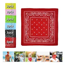 18 Piezas Pañuelo/bandanas/pañuelo Mujer/pañuelo Hombre