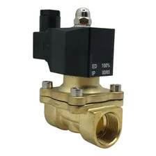 Válvula Solenoide 2 Vias 1' Nf Gás / Água / Ar / Óleo 220v