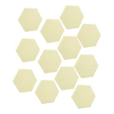 Juego De 12 Piezas De Paneles Acústicos Con Borde Hexagonal