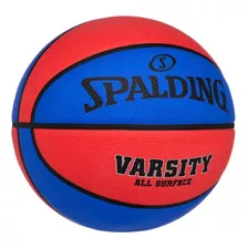 Balón De Básquetbol Spalding Nba Varsity 73-743e Nº 7 Color Red/blue Para Entrenamiento De Exterior