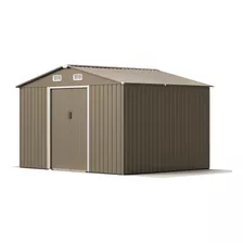 Cobertizo Almacen Para Exterior 10x8ft Marron Marca Gotland 