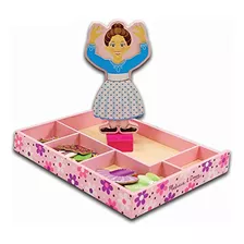 Melissa Doug Deluxe Nina Ballerina Magnetic Dressup