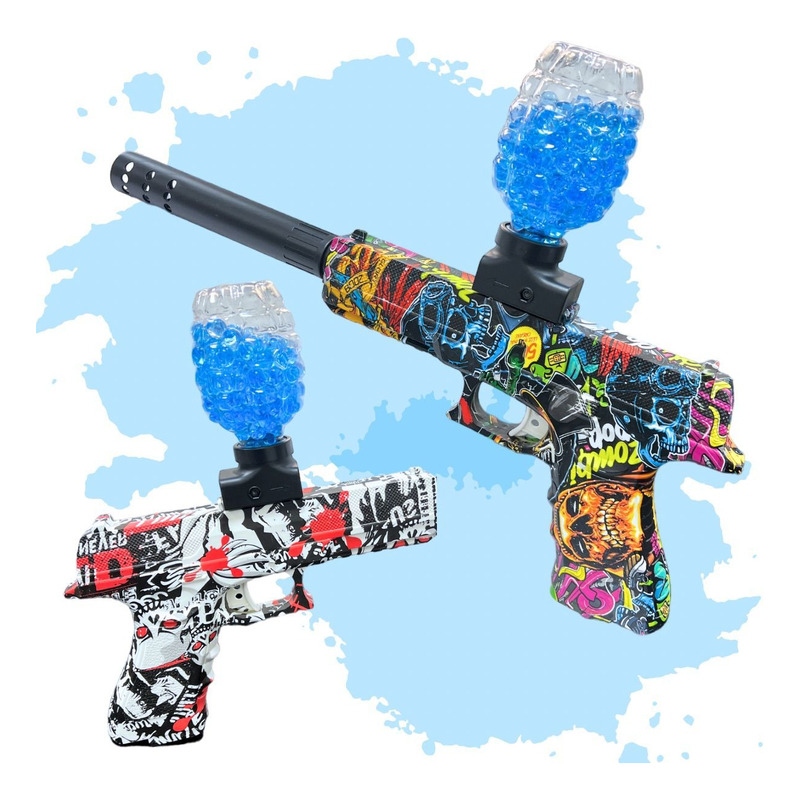 Arma De Brinquedo Sniper Grande 50cm Lança Bolinha De Gel