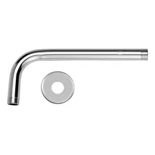 Brazo Ducha Lluvia Acero Inox. 90º 30 Cm Lb-5708 Latyn