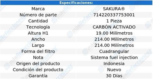 Filtro Cabina Carbn Activado Lexus Es330 V6 3.3l 04-06 Foto 3