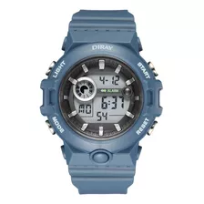 Reloj Deportivo Diray Hombre Mujer Moda Color De La Correa Azul