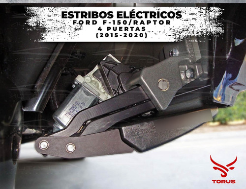 Estribos Elctrico Ford F150 Doble Cabina Raptor 2015-2017 Foto 5