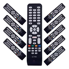 Kit 10 Controle Remoto Compatível Com Tv Aoc Netflix Atacado