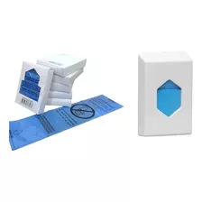 Kit 2 Suportes P/saquinho Descarte De Absorvente + 50 Sacos