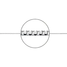 Cadena Plata Italiana 925 Sellada Eslabón Veneciana Por 40cm