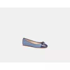 Zapatos Coach Mujer Zapatillas Ballet Allyson Quilted Azul