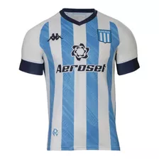 Camiseta Racing Club Kappa Titular 2021 Regular #somos Dxt