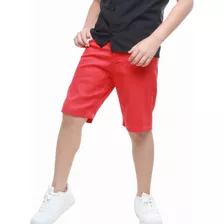 Short Bermuda Masculina Sarja Infantil Varias Cores Verão