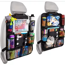 Kit 2 Organizadores De Asiento De Coche Para Niños Protector