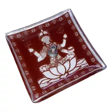 Incensário Shiva Vidro Marrom 7cm Porta Incenso Palito