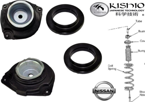 2 Base De Amortiguador Delanter C/baleros Nissan Juke 11-18 Foto 4