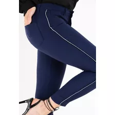 Pantalon Chupín De Bengalina Elastizada 