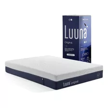 Colchón Luuna Memory Foam, Individual - Hecho En México Color Blanco