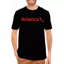 Camiseta Avianca Brasil - Aviação Tam Egg 100% Algodão