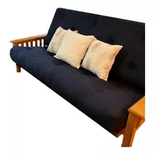 Colchón Futon Resortes En 2 Partes 