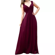 Vestido Feminino Longo Para Festa Com Renda No Busto