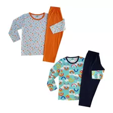 Kit Com 6 Pijama Infantil Menina Menino Roupas Atacado 