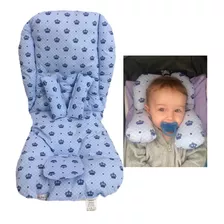 3pç - Colchonete + Capa Bebê Conforto + Protetor De Pescoço