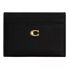 Billetera Coach Estuche Para Tarjetas Essential De Cuero De