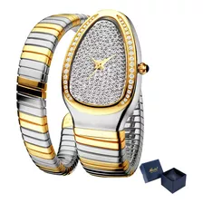 Relógios De Quartzo De Luxo Missfox Elegant Diamond