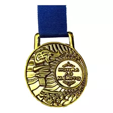 Kit Medalha 5 Unidades 35mm Medasul Honra Ao Mérito Novo