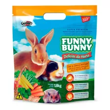 Ração Funny Bunny Delicias Da Horta Para Roedores 1,8kg