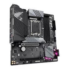 Placa Mãe Gigabyte Intel 1700 B760m Aorus Elite 4x Ddr5 Matx Cor Preto