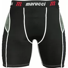 Shorts Con Copa Protectora Marucchi - Negro (xxl)