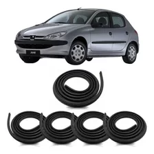 Kit Borrachas Vedação 4 Porta E Mala Peugeot 206 207 307