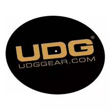 Udg Paño Para Bandeja Giradiscos Par Negro/dorado U9935