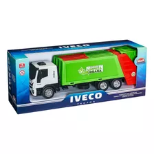 Caminhão De Brinquedo Iveco Limpeza Urbana Coletor De Lixo