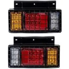 Par Faroles Led Camion Isuzu 40 Led 12v 24v C/rejilla 