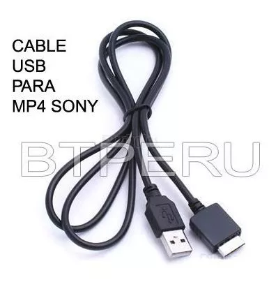 Cable Usb Para Mp3 Mp4 Sony Walkman Series Nwz Nw 2 En 1