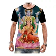 Camisa Camiseta Hinduísmo Deuses Hindu Lakshmi Religião Hd 3