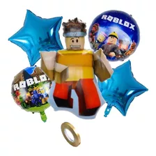 Set Globos Roblox Estrellas Color Azul