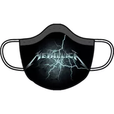 Máscara De Proteção Lavável Da Banda Metallica